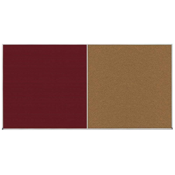 Enclosed Corkboard, 1 Door, 24"x36", 4" Fra
